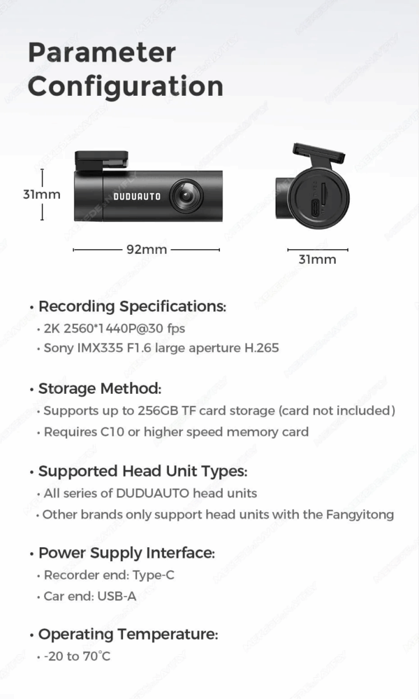 DVR ADAS 2K камера Dudu — изображение 9