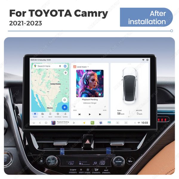Магнитола DUDU Individual Design для Toyota Camry (20-25)
