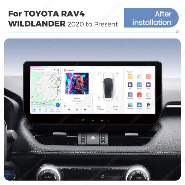 Магнитола DUDU Individual Design для Toyota RAV4 (19-25)
