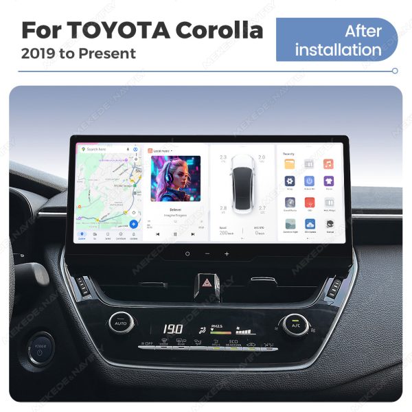Магнитола DUDU Individual Design для Toyota Corolla (18-25)