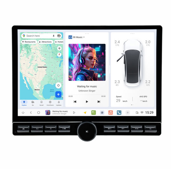 Магнитола DUDU 13" XIAOMI SU7 Style — изображение 7