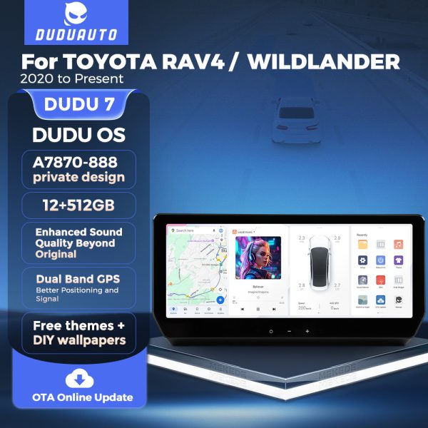 Магнитола DUDU Individual Design для Toyota RAV4 (19-25) — изображение 2