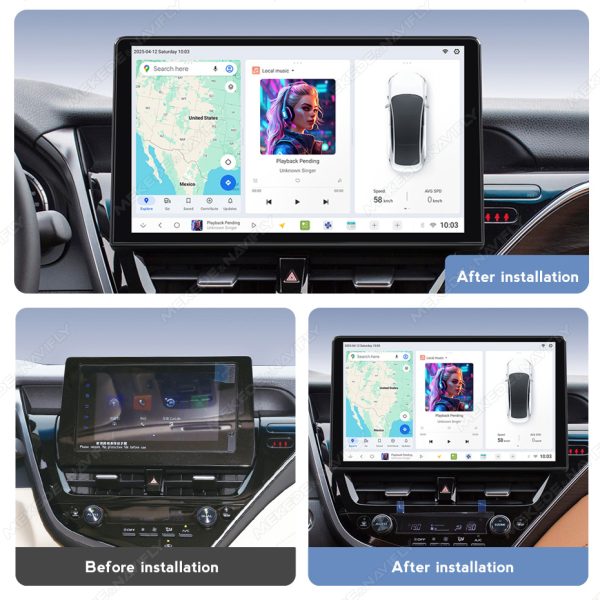 Магнитола DUDU Individual Design для Toyota Camry (20-25) — изображение 3