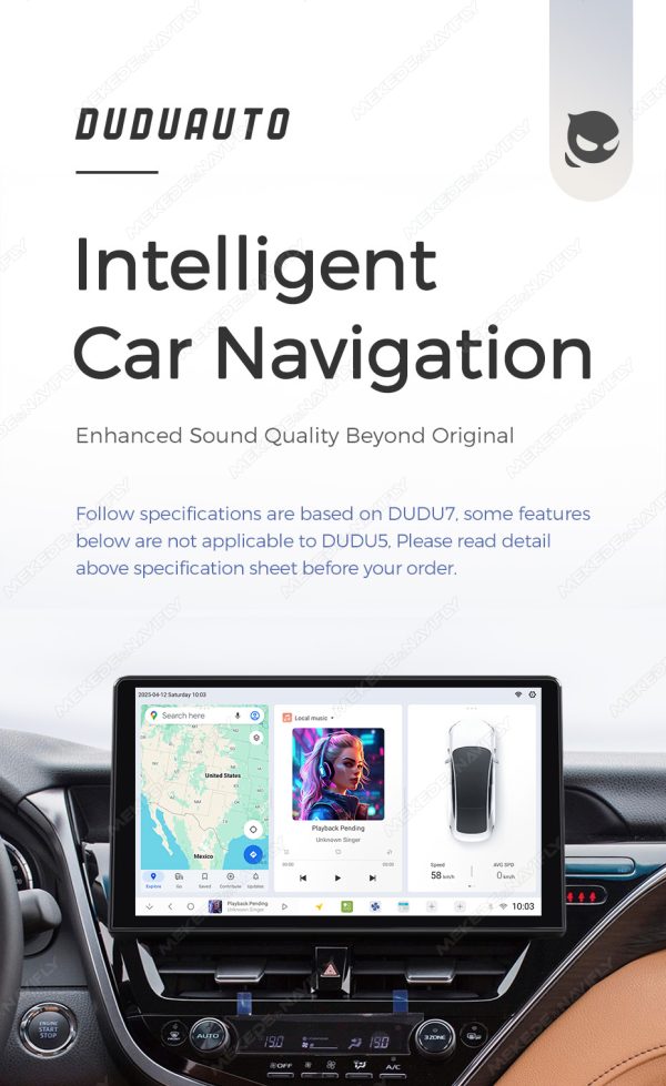 Магнитола DUDU Individual Design для Toyota Camry (20-25) — изображение 2