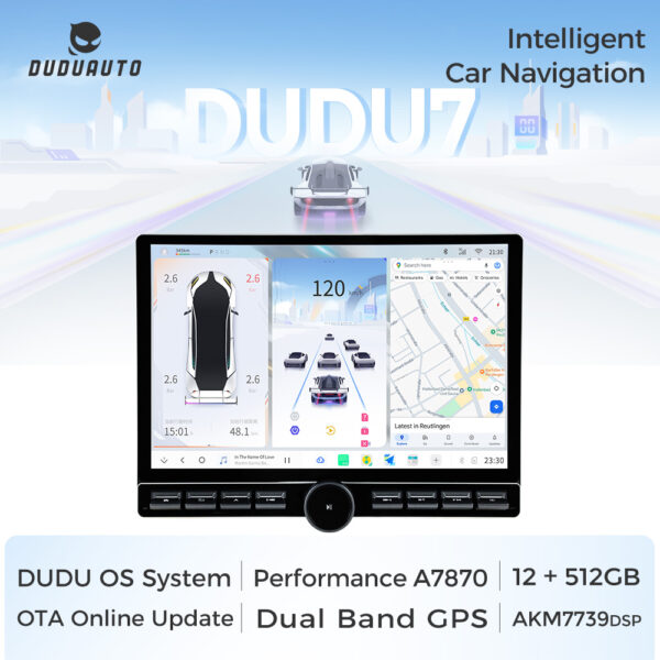 Магнитола DUDU 13" XIAOMI SU7 Style — изображение 2