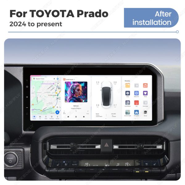 Магнитола DUDU Individual Design для Toyota Land Cruiser Prado (23-25)
