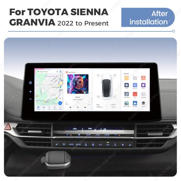 Магнитола DUDU Individual Design для Toyota Sienna Granvia (21-25)