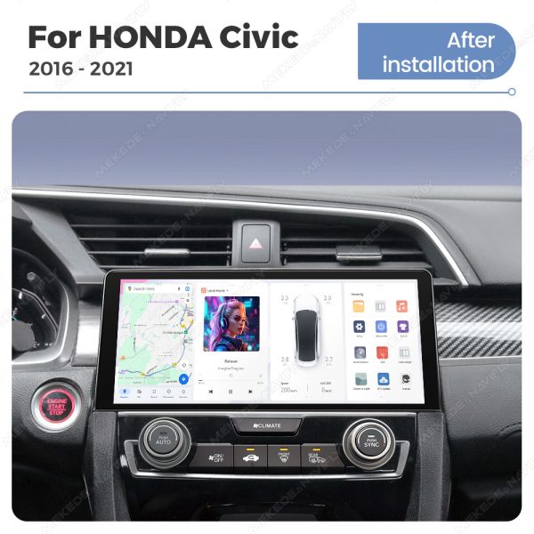 Магнитола DUDU Individual Design для Honda Civic (15-22)