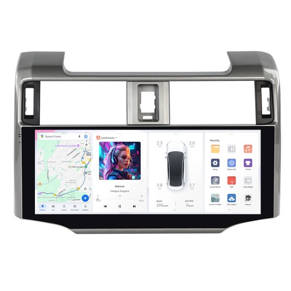 Магнитола DUDU Individual Design для Toyota 4Runner (09-24) — изображение 6