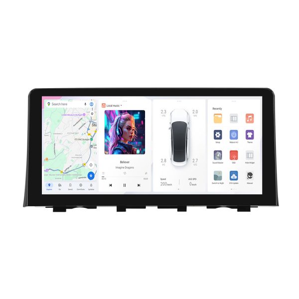 Магнитола DUDU Individual Design для Honda Civic (15-22) — изображение 7