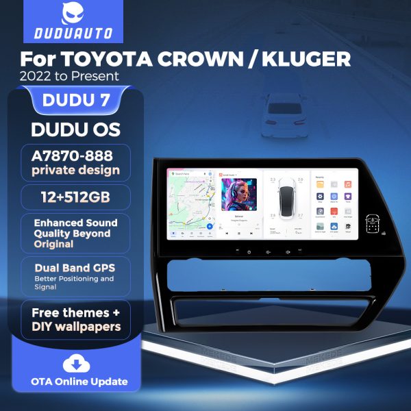 Магнитола DUDU Individual Design для Toyota Crown Kluger (21-25) — изображение 4