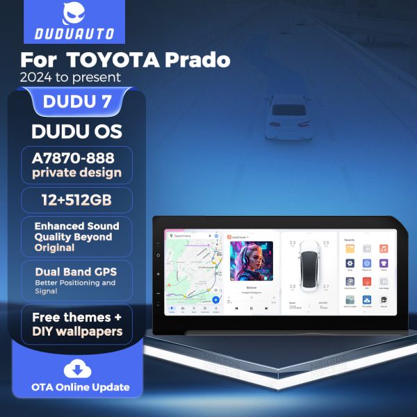 Магнитола DUDU Individual Design для Toyota Land Cruiser Prado (23-25) — изображение 4