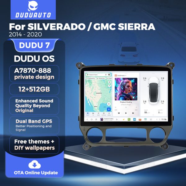 Магнитола DUDU Individual Design для GMC Sierra (15-18) — изображение 4
