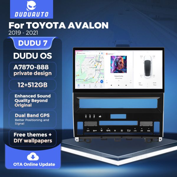 Магнитола DUDU Individual Design для Toyota Avalon (18-21) — изображение 4