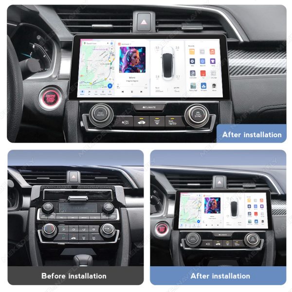 Магнитола DUDU Individual Design для Honda Civic (15-22) — изображение 5
