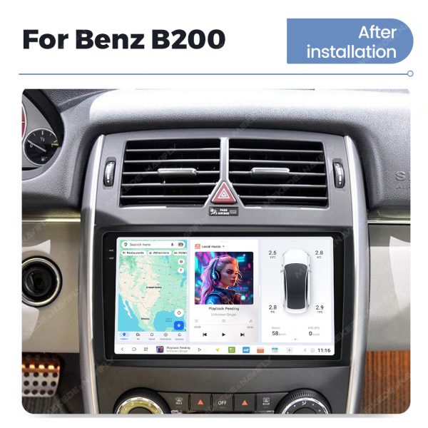 Магнитола DUDU для Mercedes-Benz A-Class, B-Class, Vito, Viano (04-12)