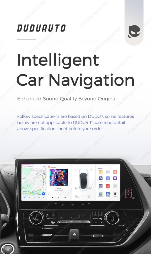 Магнитола DUDU Individual Design для Toyota Crown Kluger (21-25) — изображение 2