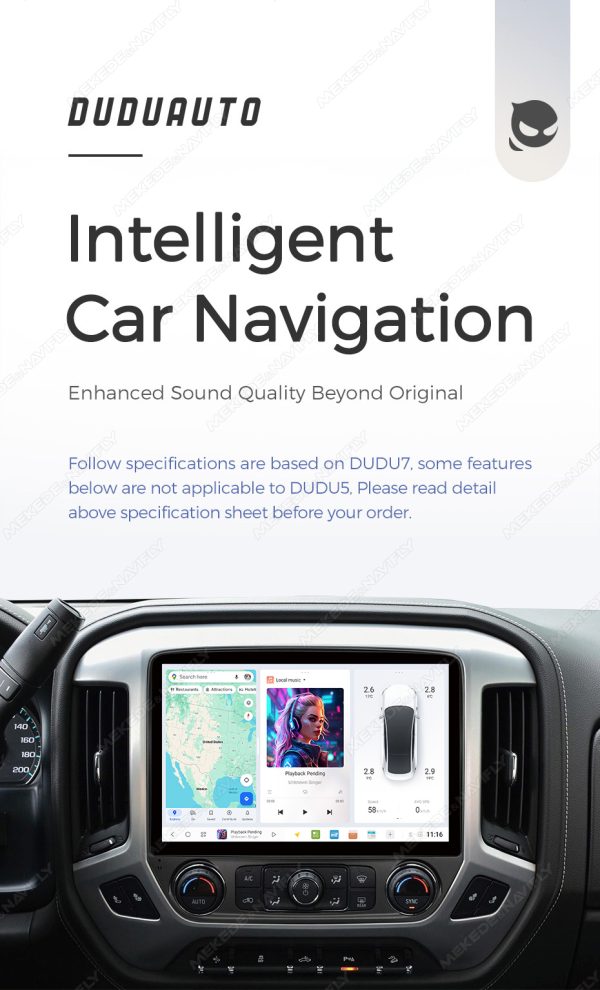 Магнитола DUDU Individual Design для GMC Sierra (15-18) — изображение 2