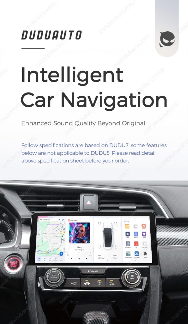 Магнитола DUDU Individual Design для Honda Civic (15-22) — изображение 2